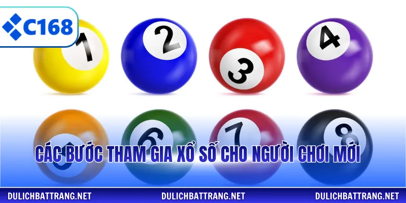 Các bước tham gia xổ số cho người chơi mới